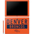 NFL Denver Broncos Orange Performance Series Galaxy Book 12in Skin